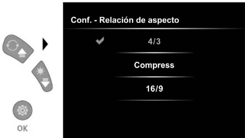 Laserliner VideoInspector Mini - Modo de configuración: Relación de aspecto - 1