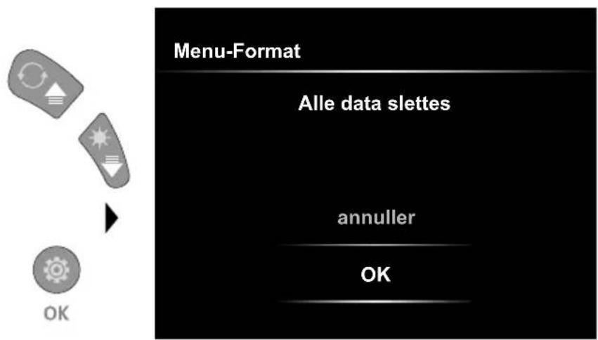 Laserliner VideoInspector Mini - Indstillingsmodus: Formatering af SD-kort - 1