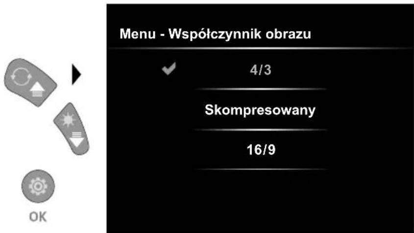 Laserliner VideoInspector Mini - Tryb konfiguracji: Współczynnik obrazu - 1