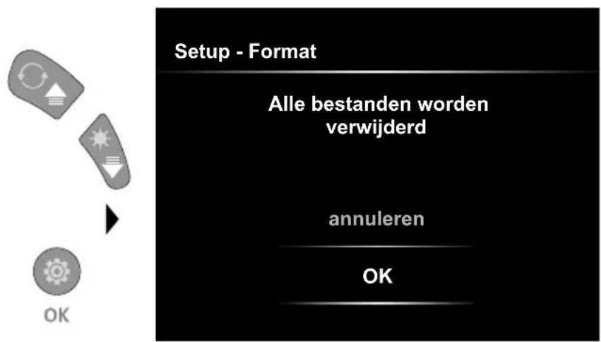 Laserliner VideoInspector Mini - Instellingsmodus: SDkaart formateren - 1