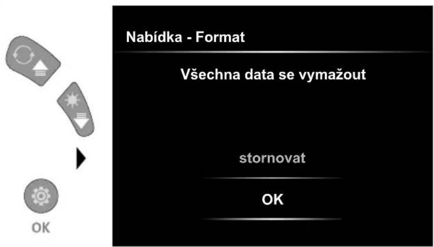 Laserliner VideoInspector Mini - Režim nastavení: Formátování SD karty - 1