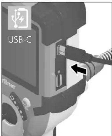 Laserliner VideoInspector Mini - Handhabung Netzteil / Lithium-Ionen Akku - 1