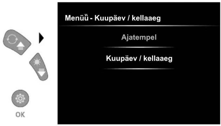Laserliner VideoInspector Mini - Seadistusrežiim: Kuupäev / kellaaeg - 1