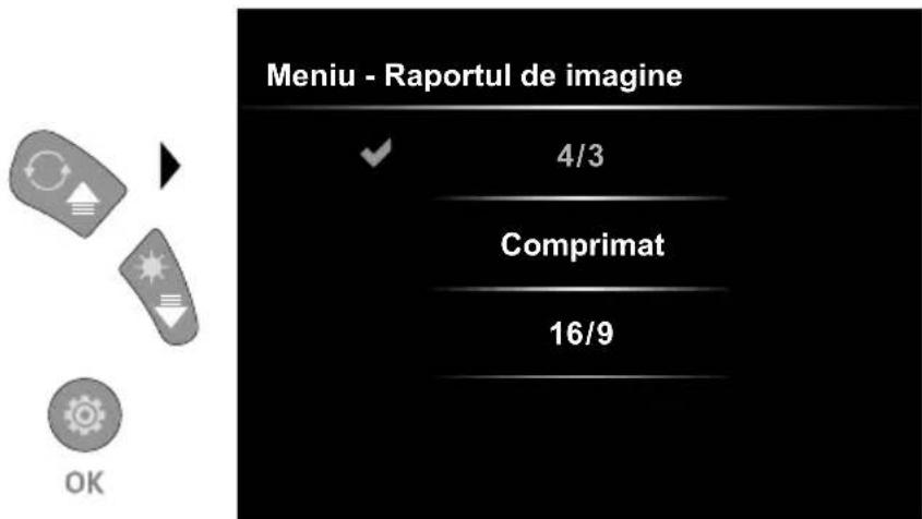 Laserliner VideoInspector Mini - Modul de setare: Raportul de imagine - 1