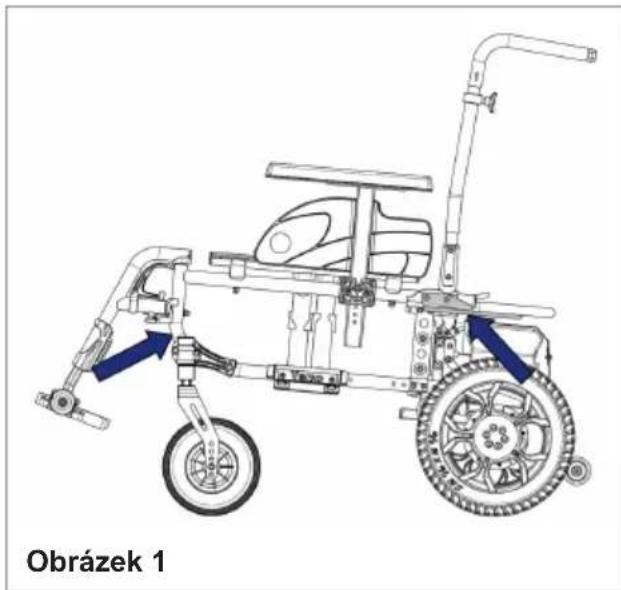 Vermeiren Verso - Postup zajištění invalidního vozíku v motorovém vozidle: - 1