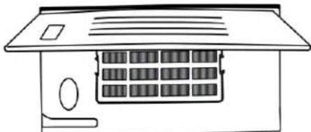 MAYTAG MRSC6636RZ - Installation du filtre à air - 2