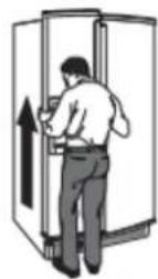 MAYTAG MRSC6636RZ - Réinstallation des portes et charnières - 6