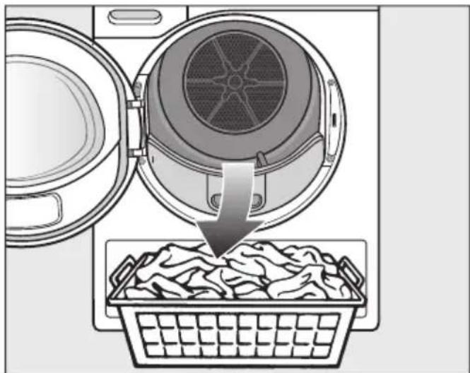 MIELE TEL685WP - Sortir le linge - 1
