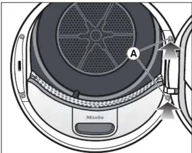 MIELE TSL 683 WP - Monter la porte - 2