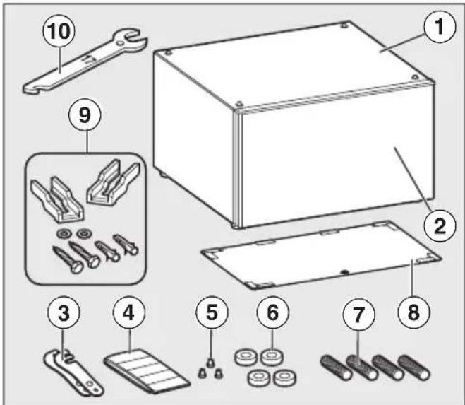 MIELE WTS 610 - Soklens dele - 1