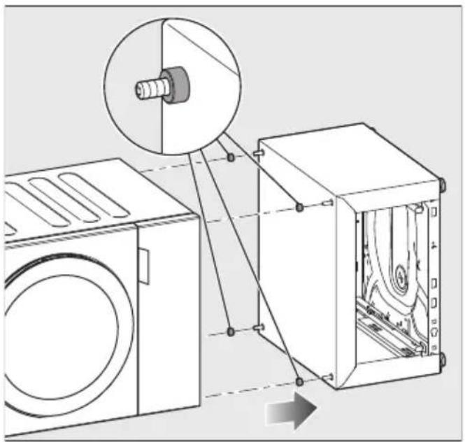 MIELE WTS 610 - Waschmaschine auf die Seite legen - 2