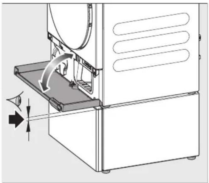 MIELE WTS 610 - Atvilktnes pozicionēšana vertikāli - 2