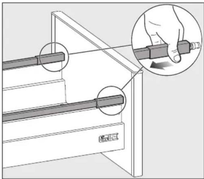 MIELE WTS 610 - Registrare il cassetto - 6