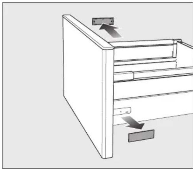 MIELE WTS 610 - Fiók beállítása - 2
