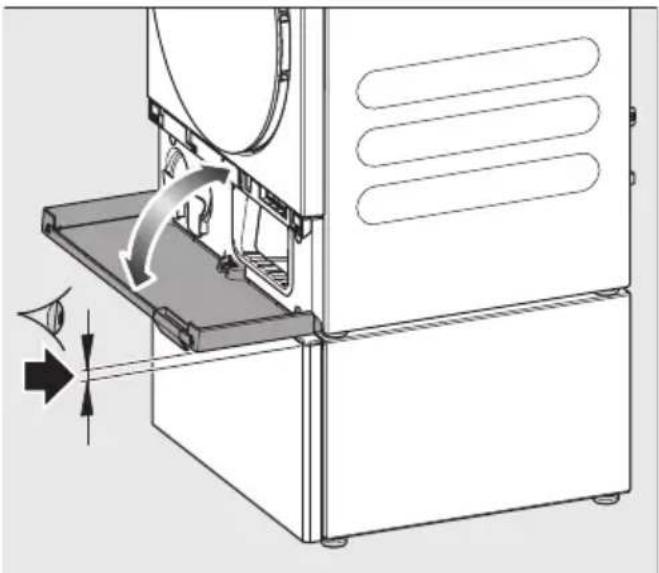 MIELE WTS 610 - Schublade vertikal ausrichten - 2