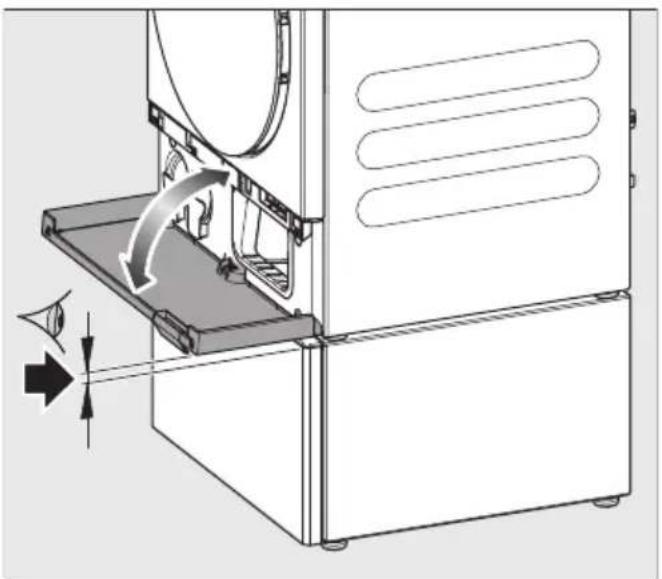 MIELE WTS 610 - Выравнивание выдвижного ящика - 4