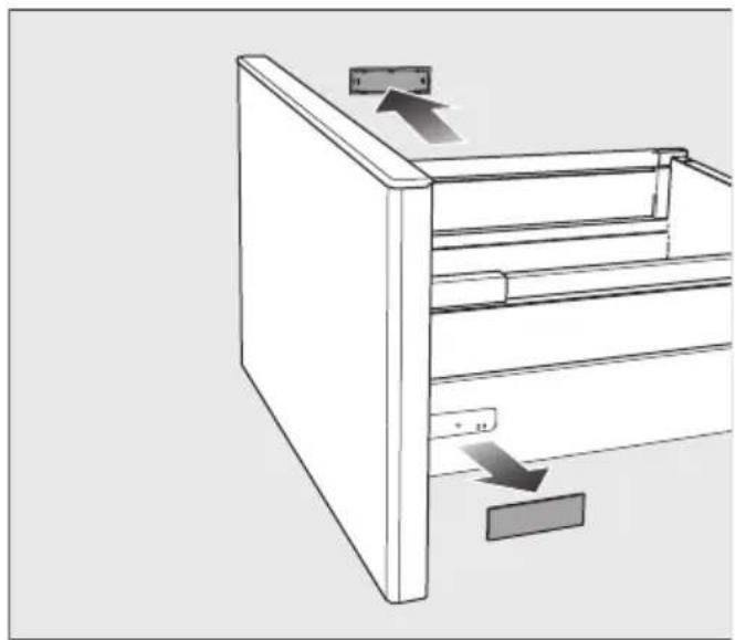 MIELE WTS 610 - Подравняване на чекмеджето - 2