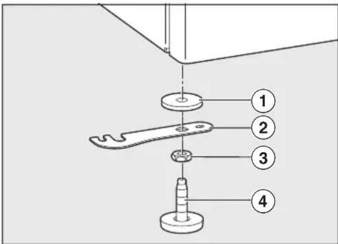 MIELE WTS 610 - Instalación de las piezas de conexión - 2