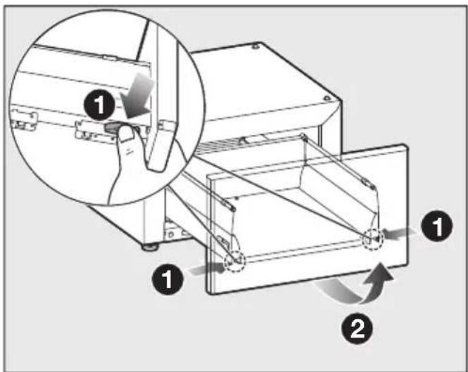 MIELE WTS 610 - Schublade entnehmen - 2