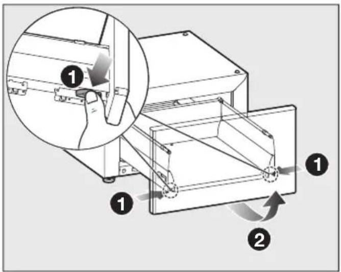 MIELE WTS 610 - Çamaşır makinesinin monte edilmesi - 3