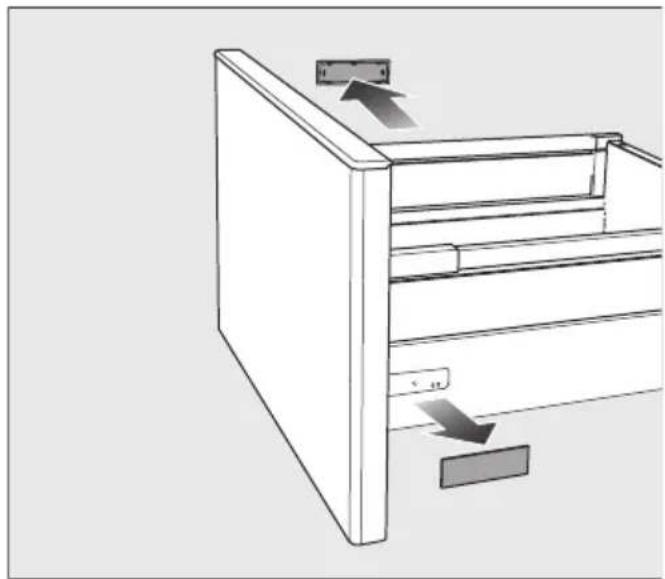 MIELE WTS 610 - Выравнивание выдвижного ящика - 2