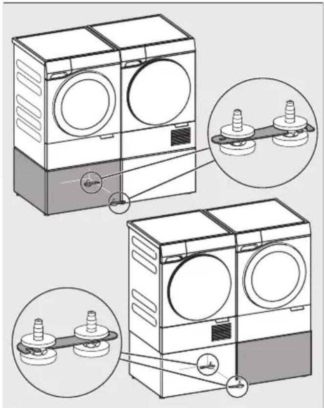 MIELE WTS 610 - Spojení soklů - 1