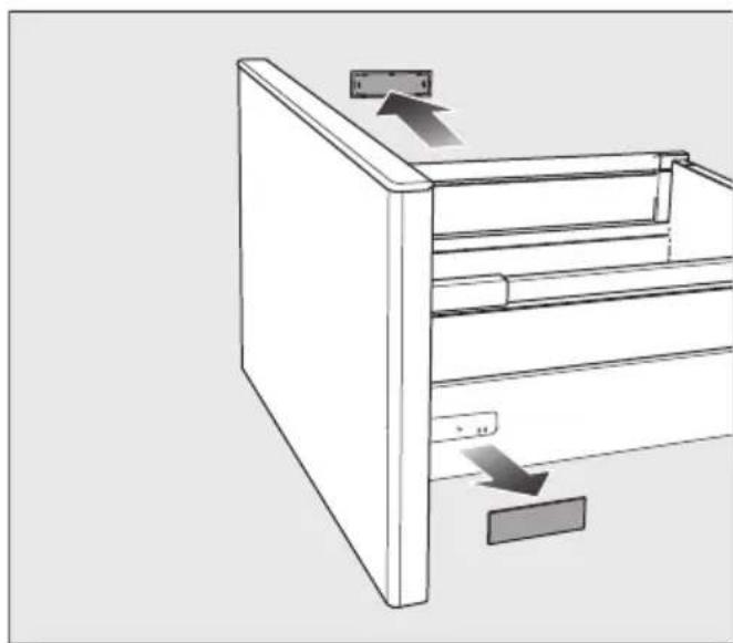 MIELE WTS 610 - 对齐抽屉 - 2