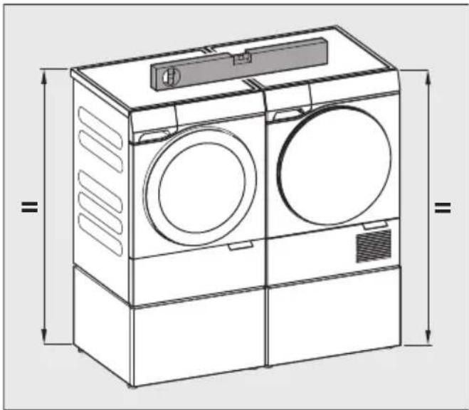 MIELE WTS 610 - Makine çiftinin kurulumu - 1