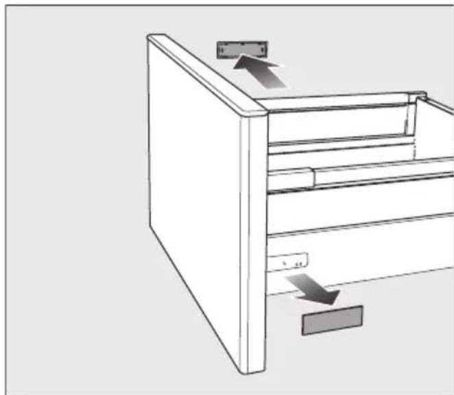 MIELE WTS 610 - Çekmecenin hizalanması - 2