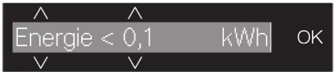 Energie < 0,1 kWh OK