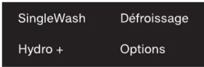 SingleWash Défroissage Hydro + Options