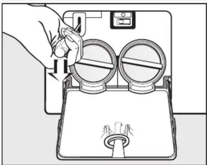 MIELE W1 WEI885 WPS - Ouvrir la porte - 1