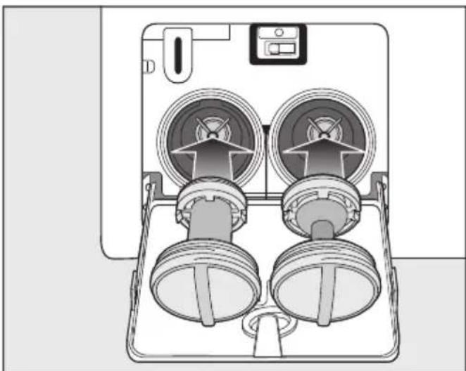 MIELE W1 WEI885 WPS - Evacuation de l'eau - 4