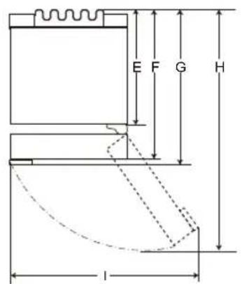 LG GBV3100AEP - Dimensões e distâncias - 2