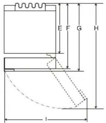 LG GBV3100AEP - Dimensions et dégagements - 2