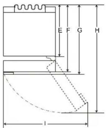 LG GBV3100AEP - Dimensions and Clearances - 2