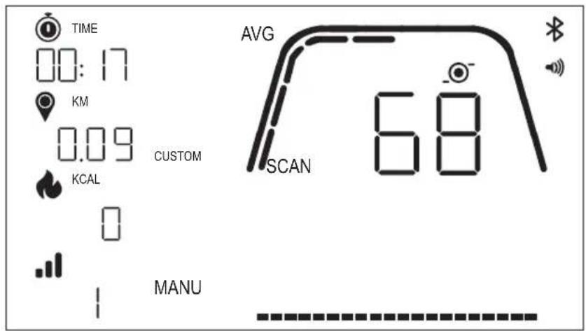 KETTLER HOI Ride+ - MANU mode (RPM dependent) - 1