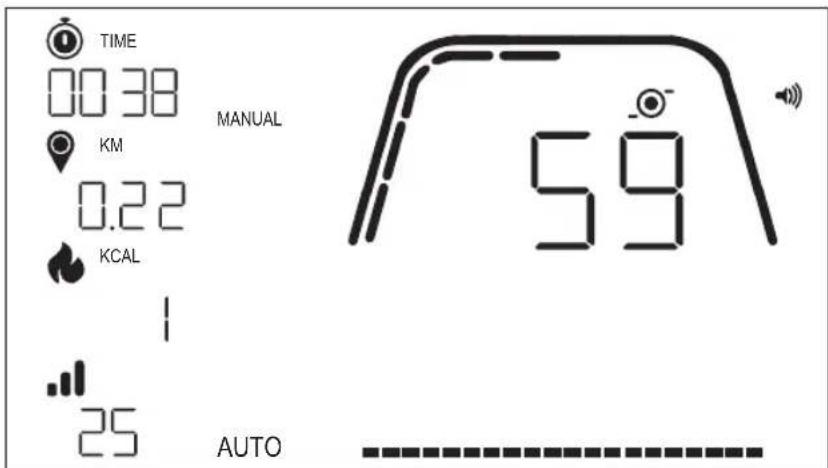 KETTLER HOI Ride+ - Mode AUTO (independant de RPM) - 1