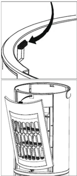 EasyMaxx 04370 - Moistening the Lamella Insert and Filling the Water Tank - 1