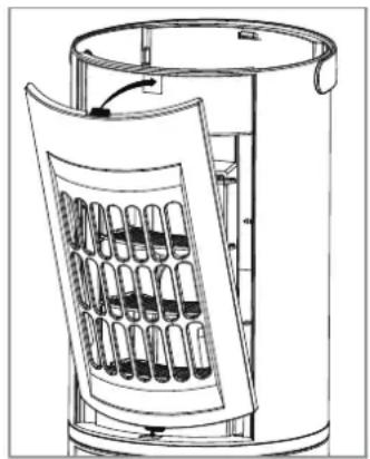 EasyMaxx 04370 - Lamellen-Einsatz anfeuchten und Wassertank befüllen - 2