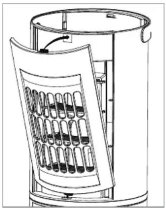 EasyMaxx 04370 - Lamellen-inzetstuk bevochtigen en watertank vullen - 2