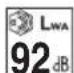 RYOBI RLM36X46H5P - SIMBOLI SUL PRODOTTO - 16