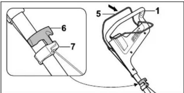 STIHL RM 448 TC - Vadības roktura atlocīšana - 2
