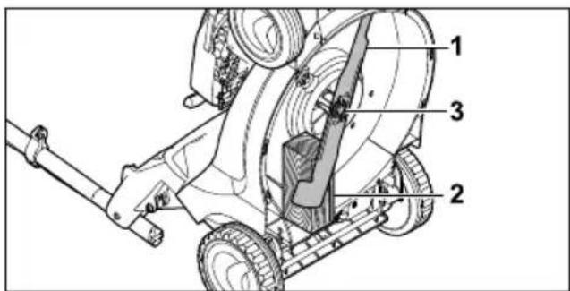 STIHL RM 448 TC - Montar a lâmina - 2