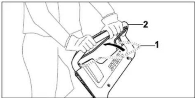 STIHL RM 448 TC - Engaging Self-propulsion - 1