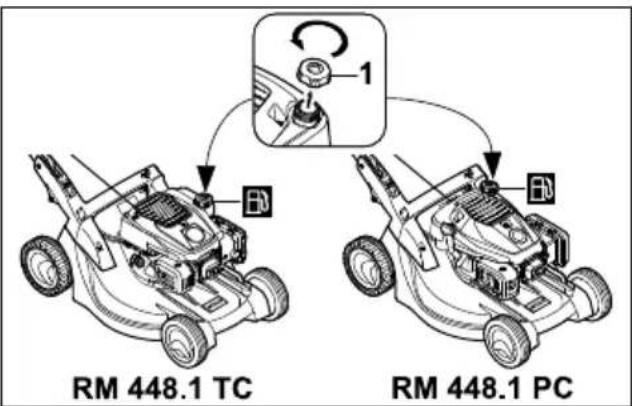 STIHL RM 448 TC - УКАЗАНИЕ - 1