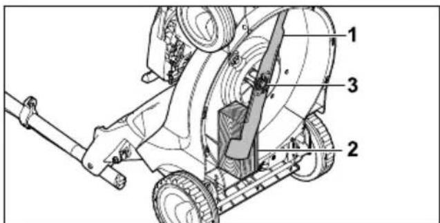 STIHL RM 448 TC - Montage de la lame - 2