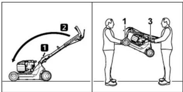 STIHL RM 448 TC - Muruniiduki kandmine - 2