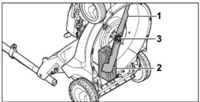 STIHL RM 448 TC - Peilio jmontavimas - 2
