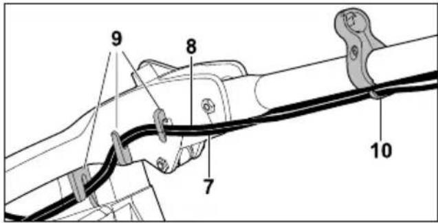 STIHL RM 448 TC - Vadības roktura uzstādīšana - 3